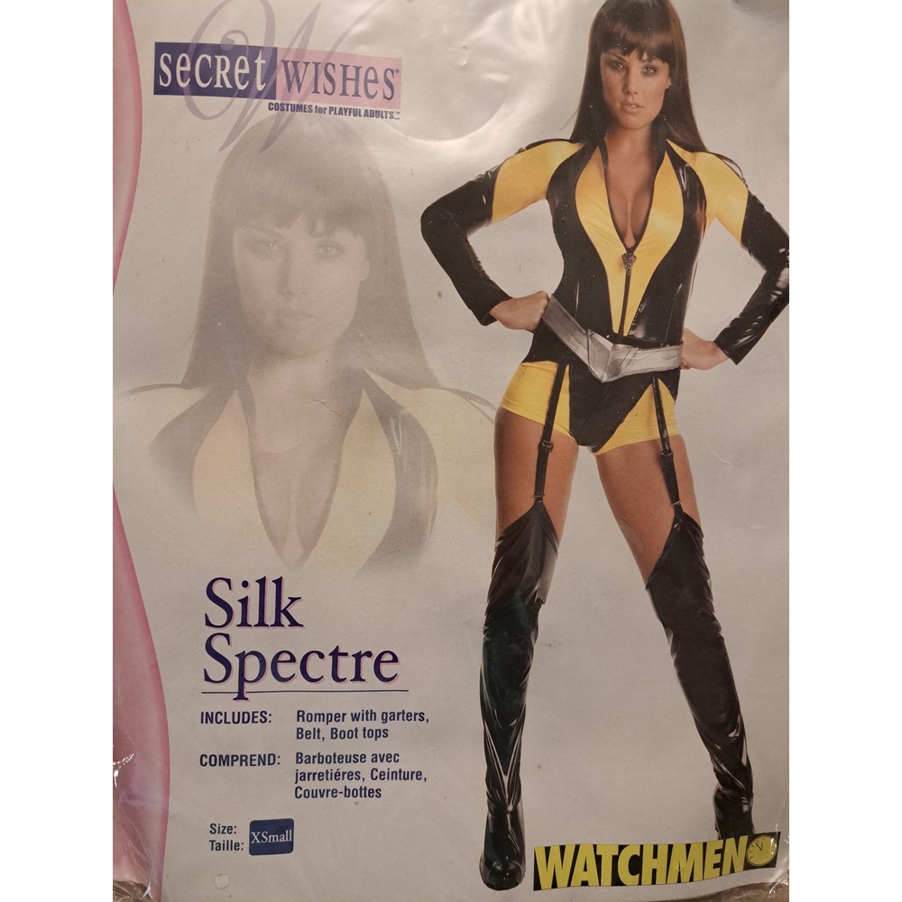 Secret Wishes Watchmen Silk Spectre Costume Womens XS Romper Belt 889100